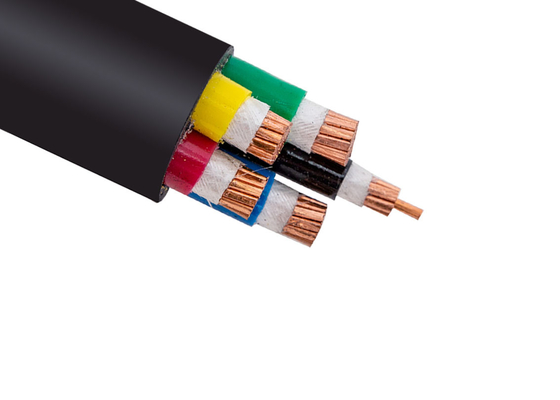 Chiny Płaszcz PVC Izolowany kabel zasilający XLPE Skręcony miedziany przewodnik do budowy dostawca