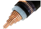 Średniego napięcia izolowany kabel zasilający XLPE Jednożyłowy 3-żyłowy przewód miedziany Kabel izolowany XLPE N2XSY dostawca